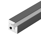 Профиль с экраном SL-KANT-H10-SQUARE-2000 IRON GREY (Arlight, Алюминий+пластик) Lednikoff