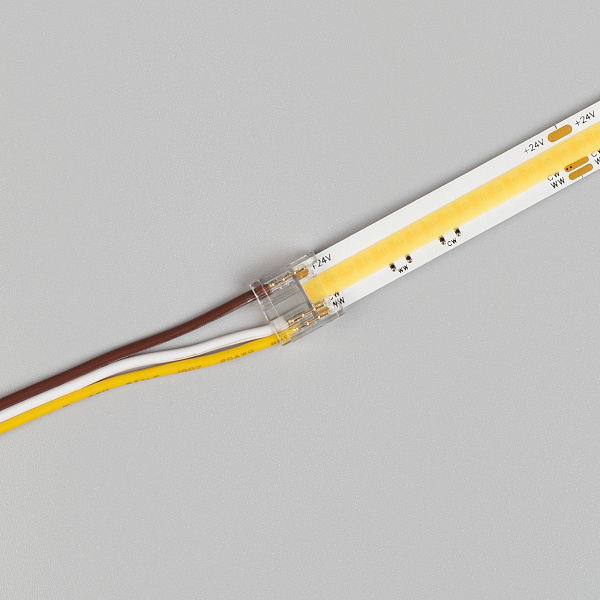 Коннектор COB-MIX-10mm-3pin-STW (Arlight, Прозрачный) Lednikoff