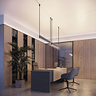 Профиль SL-LINE-25100-DUAL-2500 BLACK (Arlight, Алюминий) Lednikoff
