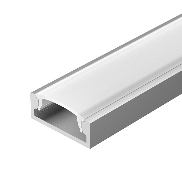 Профиль с экраном ALU-WIDE-H8-2000 ANOD+FROST (Arlight, Алюминий) Lednikoff