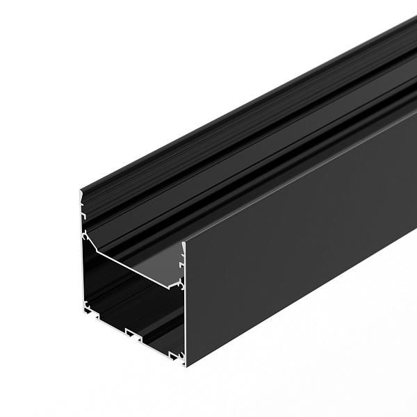 Профиль LINE-S-7575-2000 BLACK (Arlight, Алюминий) Lednikoff