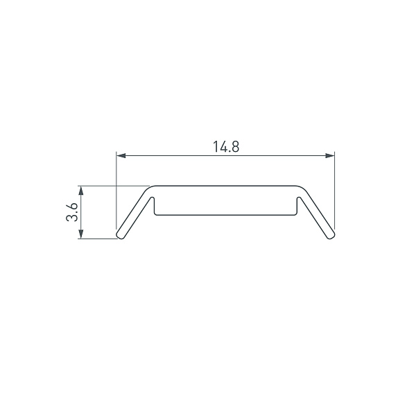 Экран прозрачный для PHS (Arlight, Пластик) Lednikoff