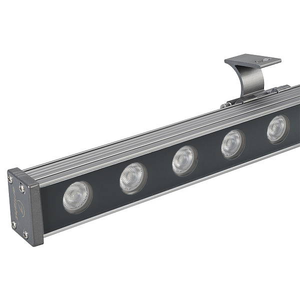 Светодиодный прожектор AR-LINE-1000M-24W-24V RGB (Grey, 30 deg, DMX512) (Arlight, Закрытый) Lednikoff
