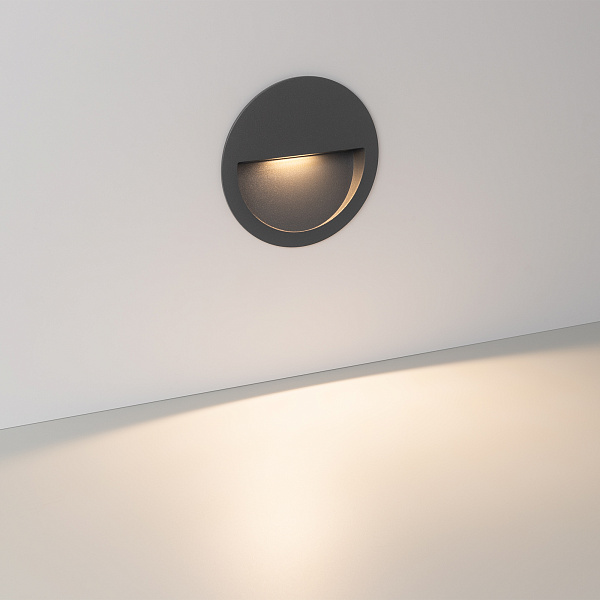 Светильник LTD-TRAIL-R115-4W Warm3000 (GR, 65 deg, 230V) (Arlight, IP65 Металл, 3 года) Lednikoff