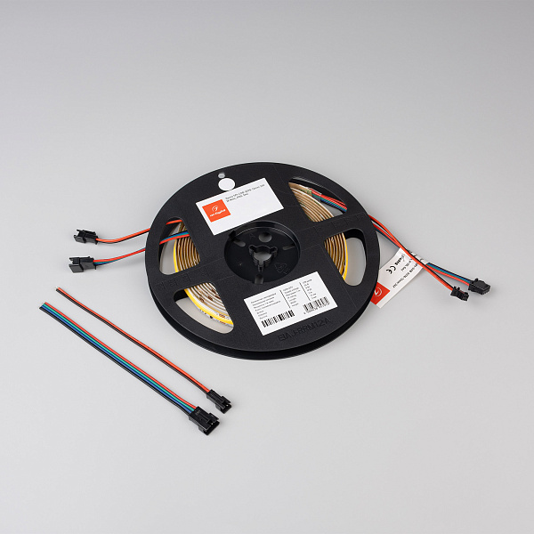Светодиодная лента SPI-COB-X378-12mm 24V Day4000-PX21-BPT (8 W/m, IP20, 5m) (Arlight, бегущий огонь) Lednikoff