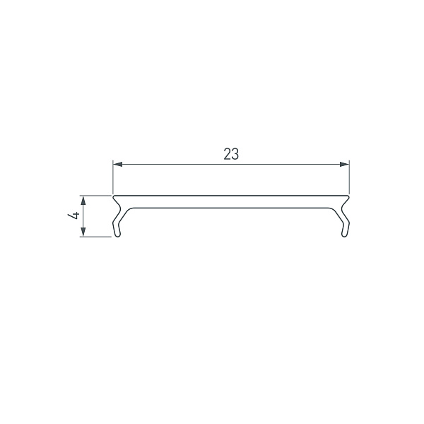 Экран MAT-L-BLACK-3000 черный для PLS-LOCK (Arlight, Пластик) Lednikoff