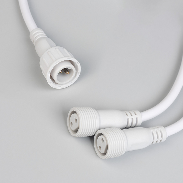 Коннектор питания ARD-CLASSIC-SYNC-RGB White (230V, 2 ports) (Ardecoled, Закрытый) Lednikoff