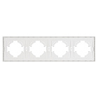 Рамка пластиковая FRM-TENDO-SFPL-4-WH (Arlight, Матовый белый) Lednikoff