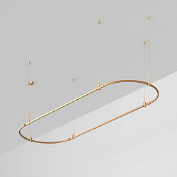Основание ART-APRIORI-OVAL-HANG-3000x1000 (GD) (Arlight, IP20 Металл, 3 года)