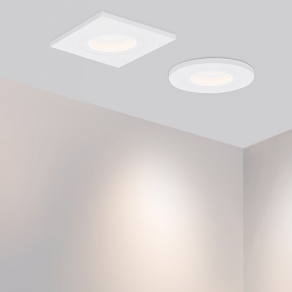 Светодиодный светильник LTM-S46x46WH 3W Warm White 30deg (Arlight, IP40 Металл, 3 года) Lednikoff