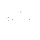 Экран ARH-LINE-3750A-2000 CLEAR (Arlight, Пластик) Lednikoff
