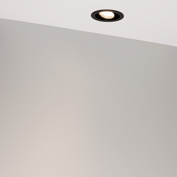 Светильник MS-VORTEX-BUILT-R90-12W Day4000 (BK-BK, 40 deg, 230V) (Arlight, IP20 Металл, 5 лет) Lednikoff