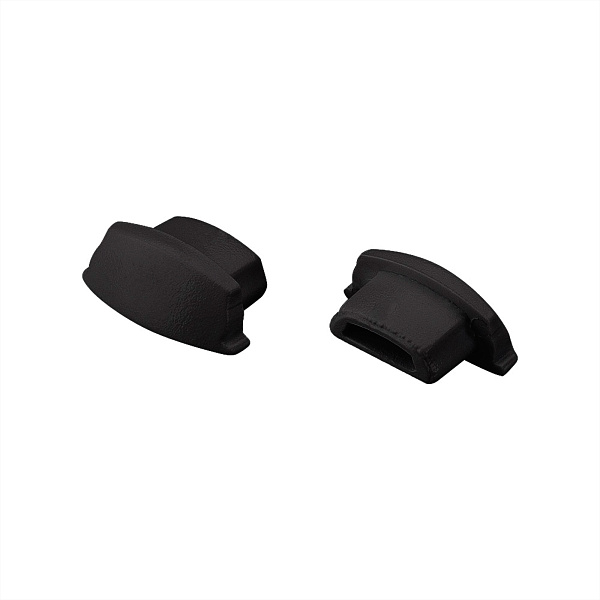 Заглушка ARH-BENT-W11 BLACK глухая (Arlight, Пластик) Lednikoff