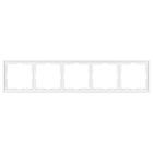 Рамка пластиковая FRM-NOBE-SFPL-5-WH (Arlight, Белый кварц) Lednikoff