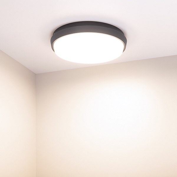Светильник LGD-GIRO-R240-25W Day4000 (GR, 110 deg, 230V) (Arlight, IP54 Металл, 3 года) Lednikoff