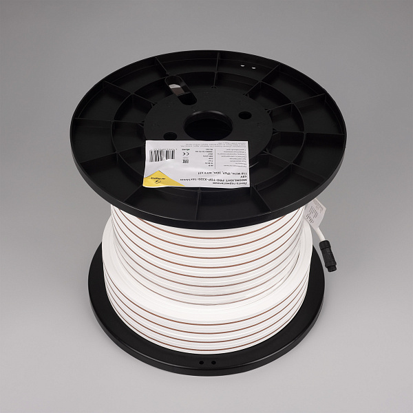 Светодиодная лента герметичная MOONLIGHT-PRO-TOP-X320-16x16mm 48V Day4000 (10 W/m, IP67, 30m, wire x2) (Arlight, Вывод боковой, 7 лет)