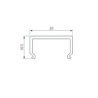 Экран SL-LINE-2011-2000 Square OPAL (Arlight, Пластик) Lednikoff