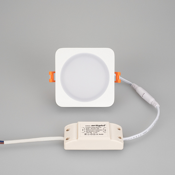 Светодиодная панель LTD-96x96SOL-10W Warm White 3000K (Arlight, IP44 Пластик, 3 года) Lednikoff