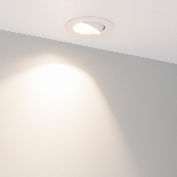 Светильник MS-ATOLL-BUILT-TURN-R94-10W Day4000 (WH, 60 deg, 230V) (Arlight, IP54 Металл, 5 лет) Lednikoff