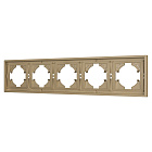 Рамка пластиковая FRM-TENDO-SFPL-5-GD (Arlight, Матовый песочный) Lednikoff