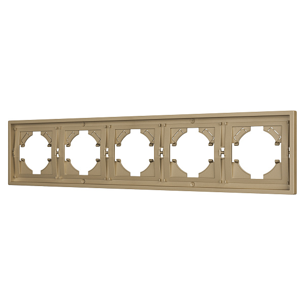 Рамка пластиковая FRM-TENDO-SFPL-5-GD (Arlight, Матовый песочный) Lednikoff