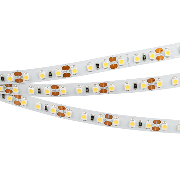 Светодиодная лента RT 2-5000 12V White6000 2x (3528, 600 LED, LUX) (Arlight, 9.6 Вт/м, IP20) Lednikoff