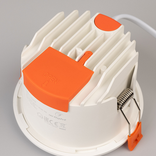 Светильник MS-ALORA-BUILT-R106-9W Day4000-MIX (WH, 60 deg, TRIAC) (Arlight, IP54 Пластик, 3 года) Lednikoff
