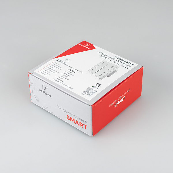 Панель Sens SMART-P29-DIM White (230V, 4 зоны, 2.4G) (Arlight, IP20 Пластик, 5 лет) Lednikoff