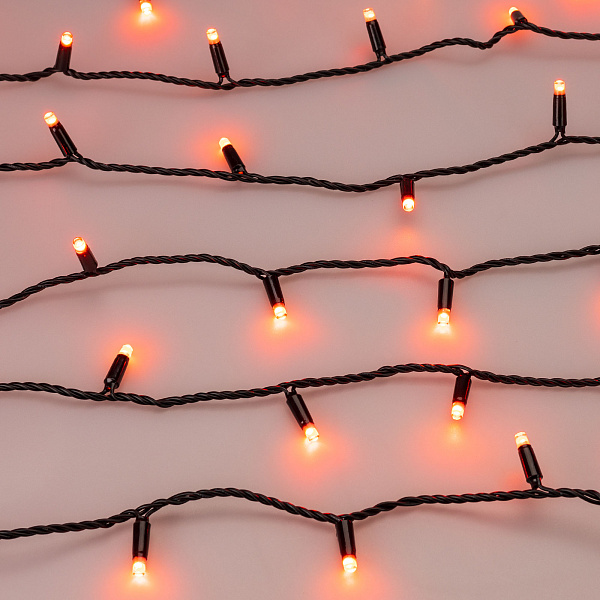 Светодиодная гирлянда ARD-STRING-CLASSIC-10000-BLACK-95LED-LIVE RGBW-DMX (24V, 10W) (Ardecoled, IP65) Lednikoff