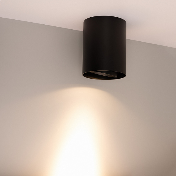 Светильник SP-FOCUS-R132-24W Warm3000 (BK, 15 deg, 230V) (Arlight, IP54 Металл, 5 лет) Lednikoff