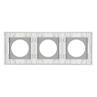 Рамка стеклянная FRM-GLARE-GC-3-WH (Arlight, -) Lednikoff