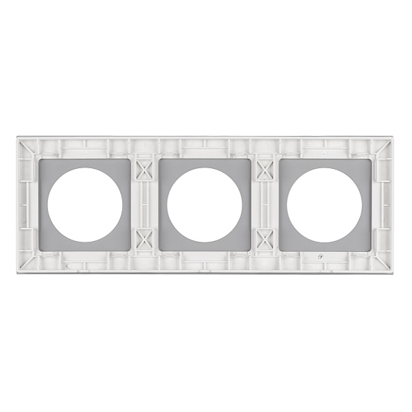 Рамка стеклянная FRM-GLARE-GC-3-WH (Arlight, -) Lednikoff