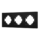 Рамка пластиковая FRM-PERIO-PL-3-BK (Arlight, -) Lednikoff