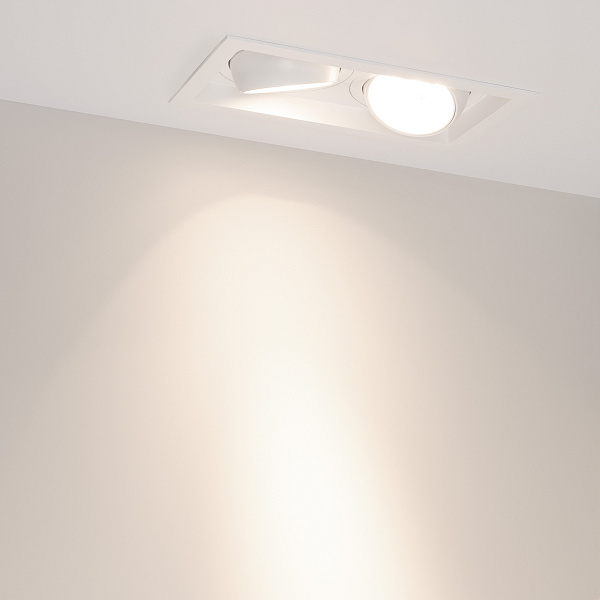 Светильник MS-VORTEX-BUILT-S250x140-2x30W Day4000 (WH-WH, 17 deg, 230V) (Arlight, IP20 Металл, 5 лет) Lednikoff