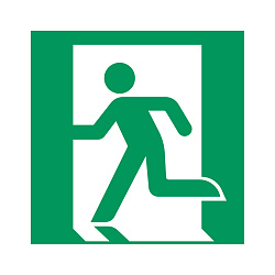 Пиктограмма EMGP-MARK-M-LEFT (Человек, движение влево) (Arlight, Пластик)