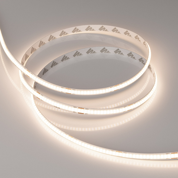 Светодиодная лента COB-X320-8mm 24V Warm3500 (8 W/m, IP20, 5m) (Arlight, -) Lednikoff
