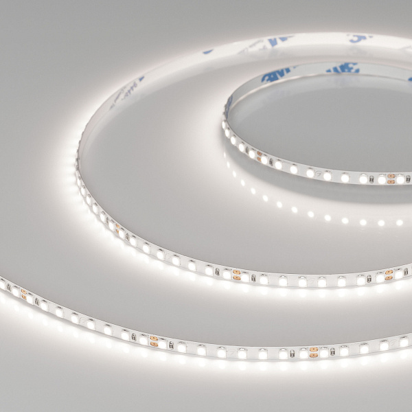 Светодиодная лента RT-A160-5mm 24V Day5000 (9.6 W/m, IP20, 2835, 5m) (Arlight, Открытый) Lednikoff