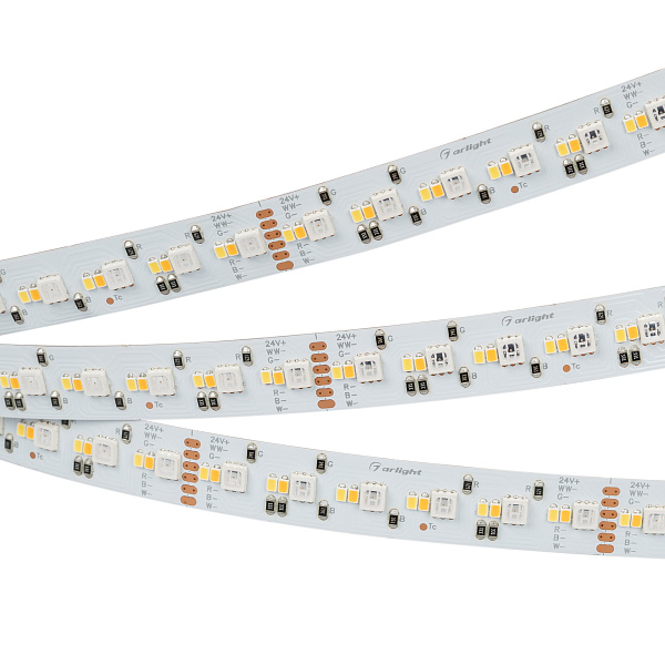 Светодиодная лента RT-GM288-12mm 24V RGBW-MIX (19.2 W/m, IP20, 3838/2216, 5m) (Arlight, Открытый) Lednikoff