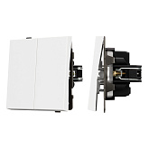 Механизм выключателя управления шторами SWT-TENDO-MKR2-PL-WH (230V, 10A) (Arlight, Белый)