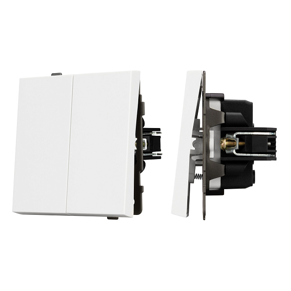 Механизм выключателя управления шторами SWT-TENDO-MKR2-PL-WH (230V, 10A) (Arlight, Белый) Lednikoff