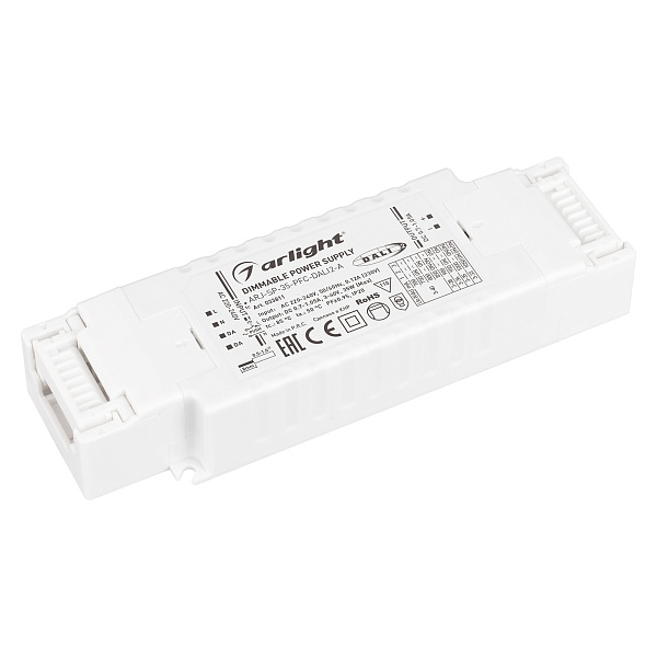 Блок питания ARJ-SP-35-PFC-DALI2-A (35W, 3-40V, 0.7-1.05 A) (Arlight, IP20 Пластик, 5 лет) Lednikoff