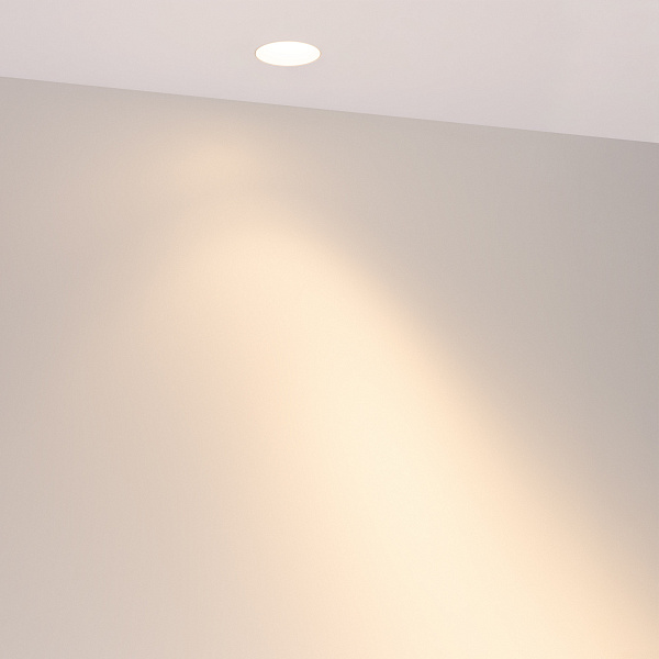 Светильник MS-ARADO-TRIMLESS-R55-7W Warm3000 (WH-WH, 24 deg, 230V) (Arlight, IP20 Металл, 5 лет) Lednikoff