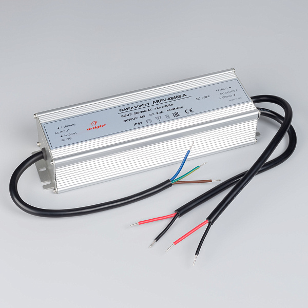 Блок питания ARPV-48400-A (48V, 8.3A, 400W) (Arlight, IP67 Металл, 3 года) Lednikoff