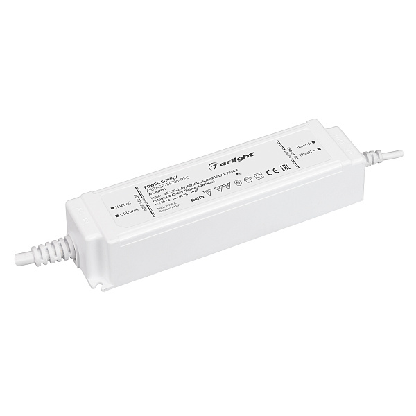 Блок питания ARPJ-SP-86700-PFC (60W, 43-86V, 0.7A) (Arlight, IP67 Пластик, 5 лет) Lednikoff