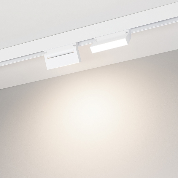 Светильник MAG-ORIENT-FLAT-FOLD-S195-6W Day4000 (WH, 80 deg, 48V) (Arlight, IP20 Металл, 5 лет)