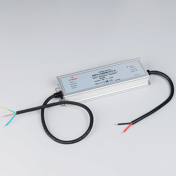 Блок питания ARPV-LG48250-PFC-A (48V, 5.21A, 250W) (Arlight, IP67 Металл, 5 лет) Lednikoff