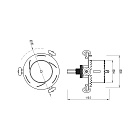 Двухуровневая коронка ATK-DRILL-R64-R90 (Arlight, IP20 Металл, 3 года) Lednikoff