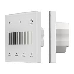 INTELLIGENT ARLIGHT Сенсорная панель SMART-DALI-301-11-1G-4SC-DT6 Белая (230V, встраиваемая, 2.4G) (IARL, IP20 Пластик, 5 лет)
