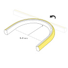 Светодиодная лента герметичная MOONLIGHT-TOP-X320-11x7mm 24V Warm2700 (10 W/m, IP65, CSP, 5m, wire x2) (Arlight, Силикон)