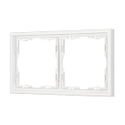 Рамка пластиковая FRM-NOBE-SFPL-2-WH (Arlight, Белый кварц) Lednikoff